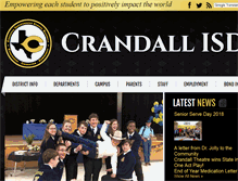 Tablet Screenshot of crandall-isd.net